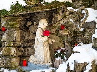 Lourdes- Grotte. : Grottenweg Engelberg