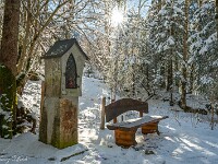Verträumtes Bildstöcklein am Grottenweg. : Grottenweg Engelberg