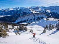 Ein wunderbarer Wintertag. : Nünalpstock, OGH, Schneeschuhtour