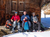 Letzte Pause bei P. 1489. : Nünalpstock, OGH, Schneeschuhtour