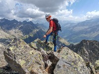 Schlingenstand auf dem Gipfel. : Trotzigplanggstock