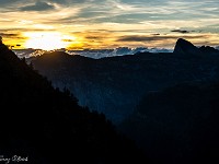 Auch hier werden wir mit einem schönen Sonnenuntergang verwöhnt. : Via Alta Verzasca 2025