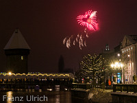 Neujahrs-Feuerwerk Luzern 2015