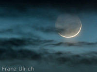 Mondsichel : Mond Abendhimmel Mondsichel