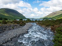 Am Dienstag schliesslich soll die Sonne scheinen und ich mache mich früh auf, um den Scafell Pike, mit 978 m der höchste Engländer, zu besteigen. : Scafell Pike, Wast Water