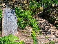 In 45 Minuten wandere ich zum südlichen Ende des Sees, wo es einen Parkplatz hat und der Watkin Path auf den Snowdon beginnt. : Snowdon