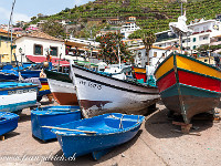 Die Boote seien nicht mehr wirklich in Gebrauch sondern dienen hauptsächlich als Fotosujet. : Madeira
