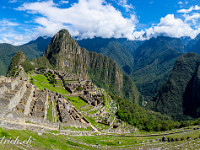 Panoramaaufnahme von Machu Picchu. : Machu Picchu