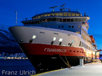Die Schiffe der Hurtigruten machen auch in Tromso halt