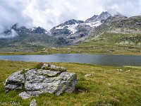 Lej Nair auf dem Berninapass. : Engadin