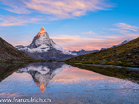 Erste Sonnenstrahlen am Matterhorn : Matterhorn, Zermatt