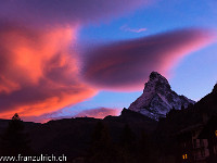 Auch die Zermatter sehen so etwas nur selten... : Herbst, Matterhorn, Zermatt